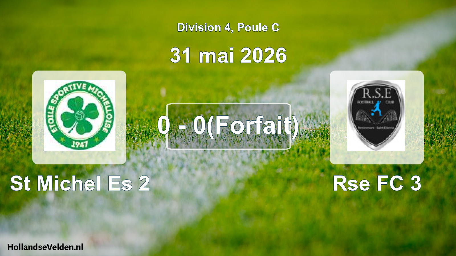 Total number of matches played: St Michel Es 2 - Rse FC 3 0 - 0(Forfait) (31 May 2026)