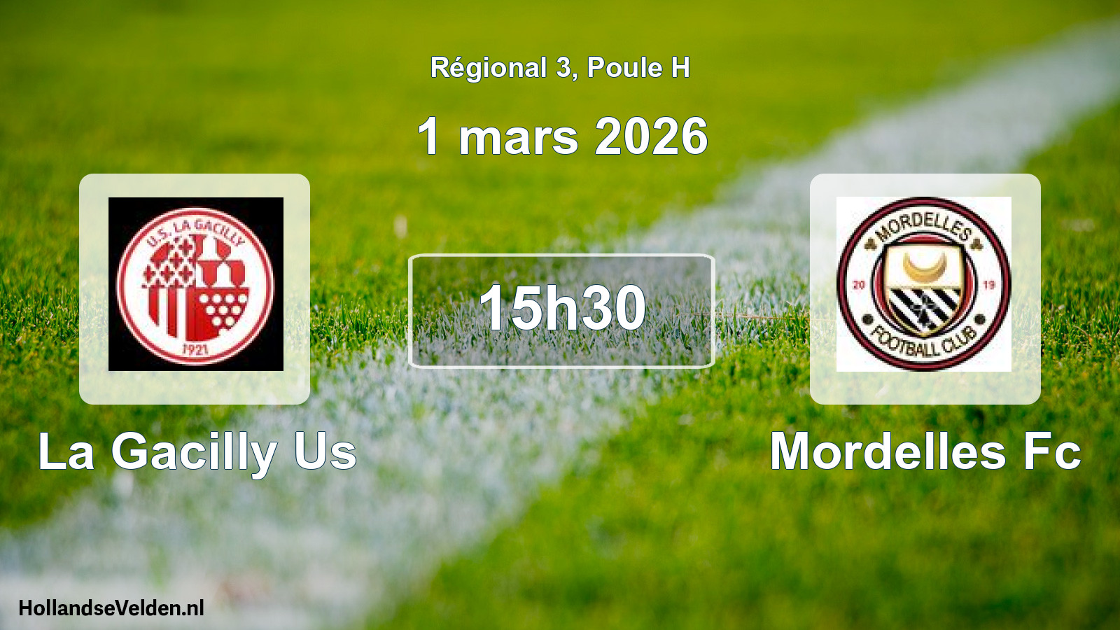 Scheduled Match: La Gacilly Us - Mordelles Fc (1 March 2026)