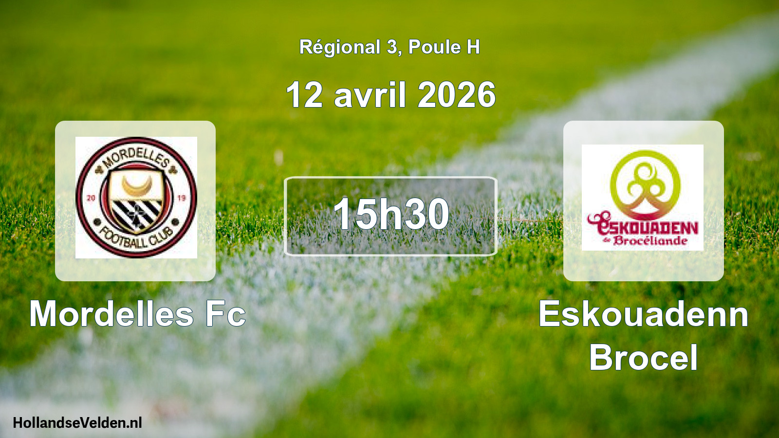 Scheduled Match: Mordelles Fc - Eskouadenn Brocel (12 April 2026)