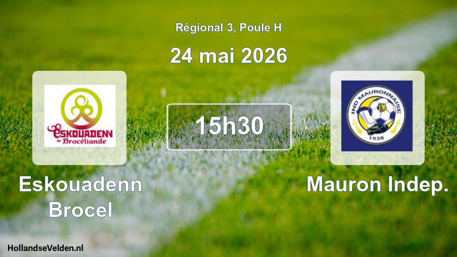 Scheduled Match: Eskouadenn Brocel - Mauron Indep. (24 May 2026)