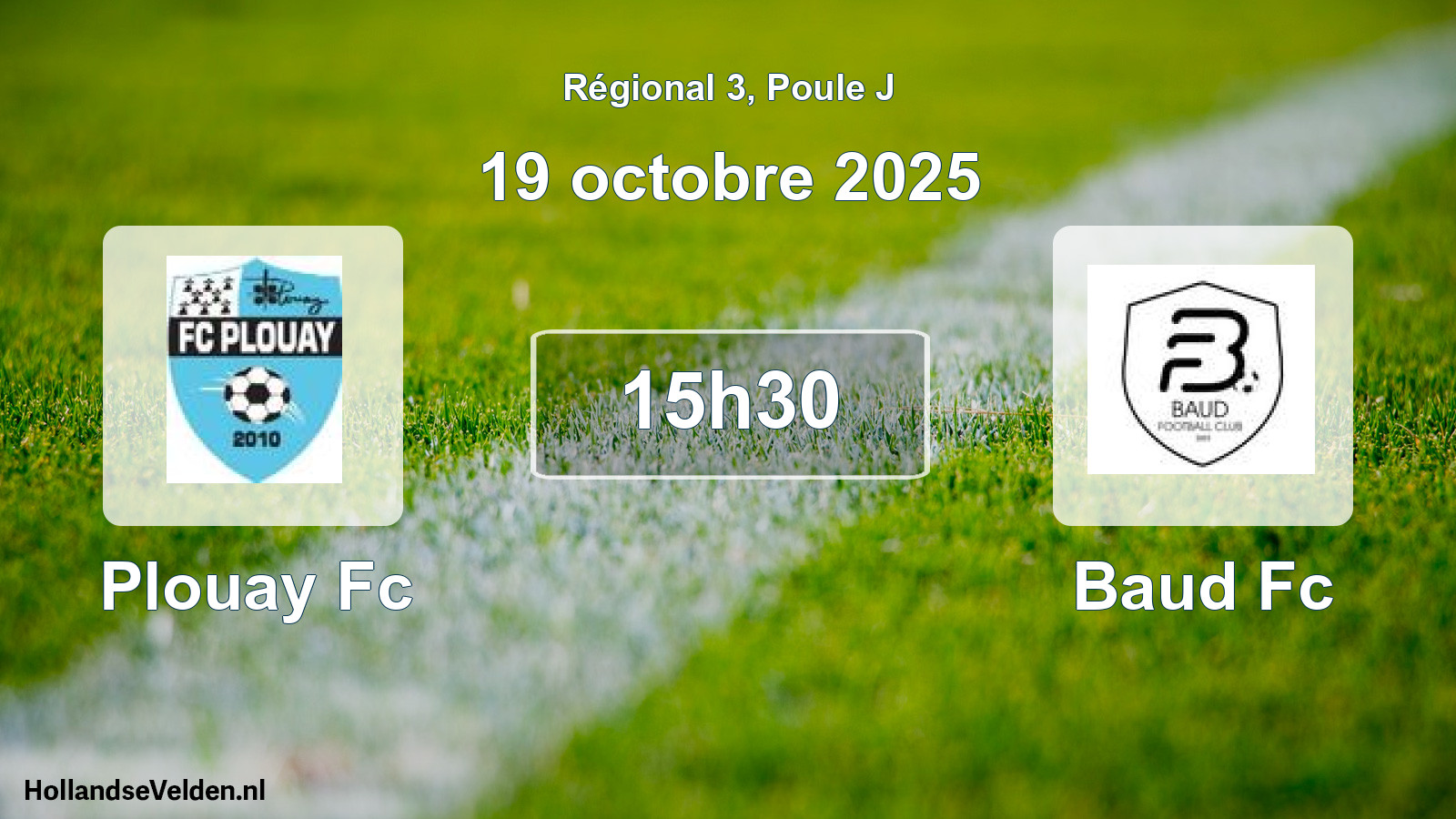 Scheduled Match: Plouay Fc - Baud Fc (19 October 2025)