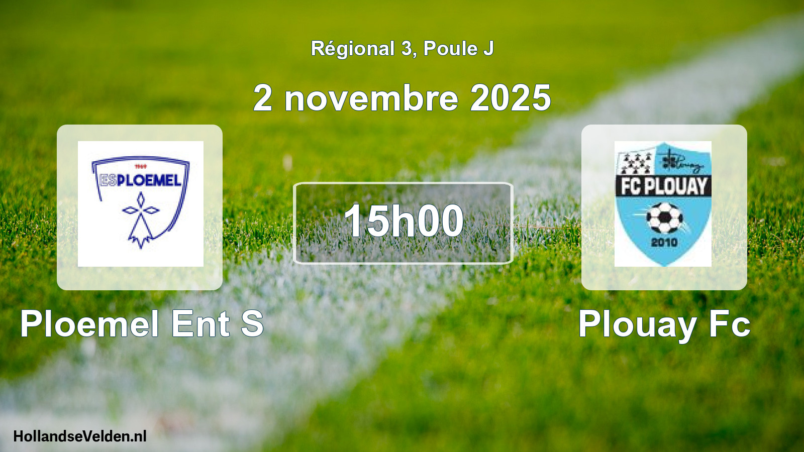 Scheduled Match: Ploemel Ent S - Plouay Fc (2 November 2025)