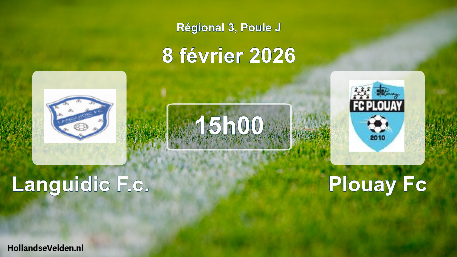 Scheduled Match: Languidic F.c. - Plouay Fc (8 February 2026)