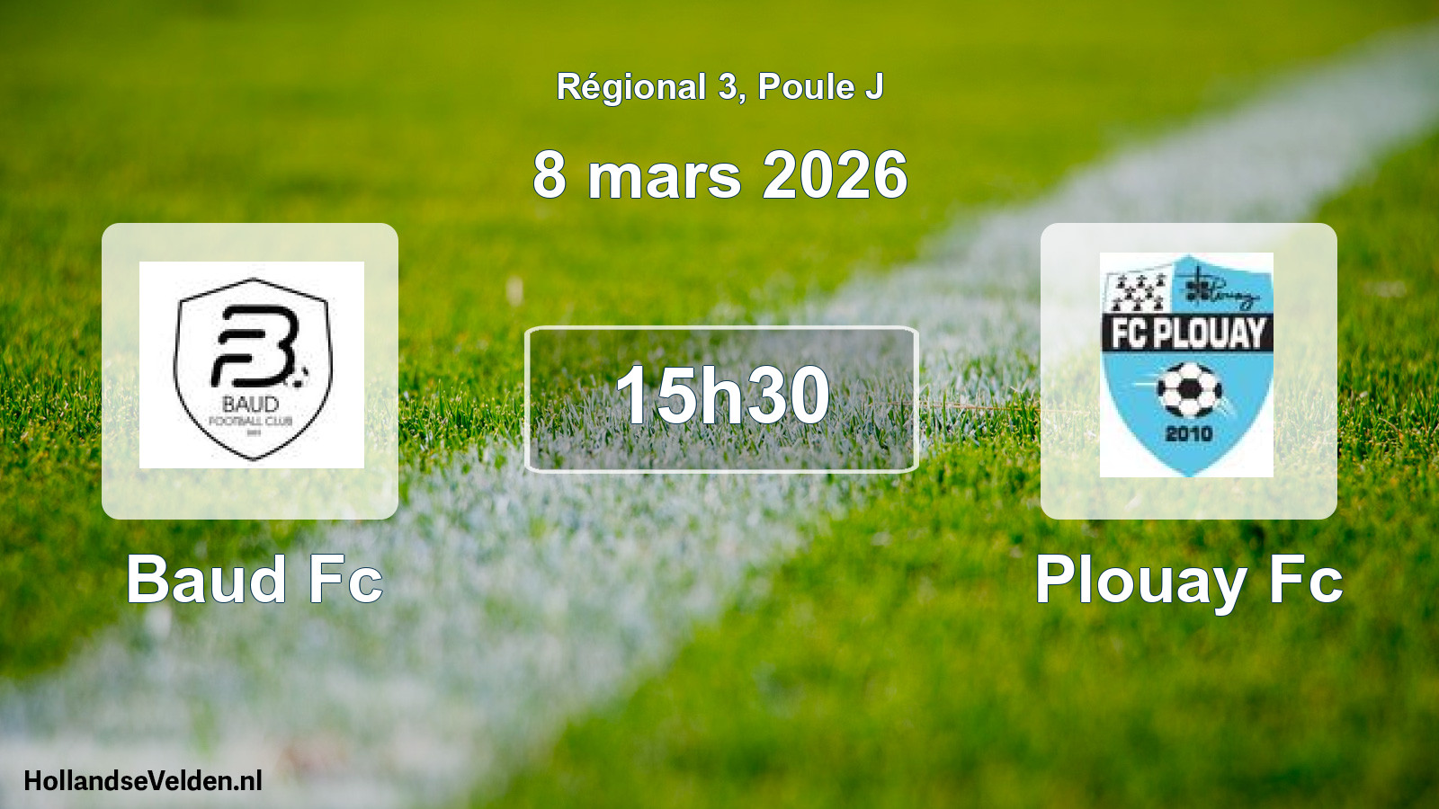 Scheduled Match: Baud Fc - Plouay Fc (8 March 2026)