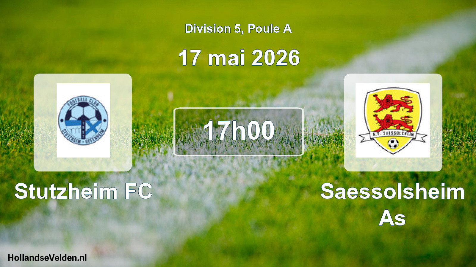 Scheduled Match: Stutzheim FC - Saessolsheim As (17 May 2026)