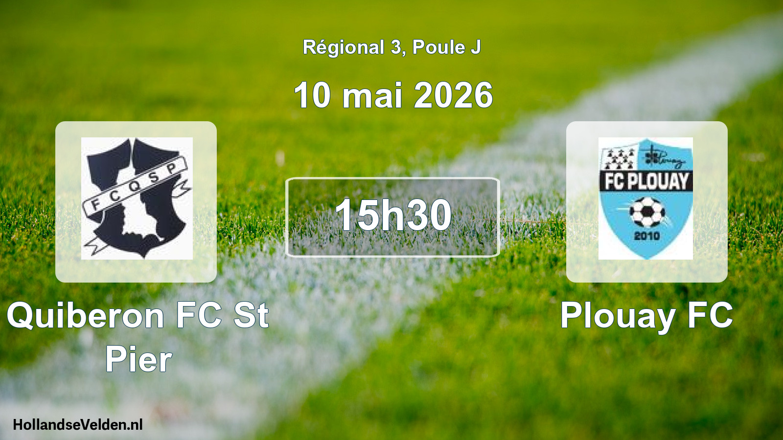 Scheduled Match: Quiberon FC St Pier - Plouay FC (10 May 2026)