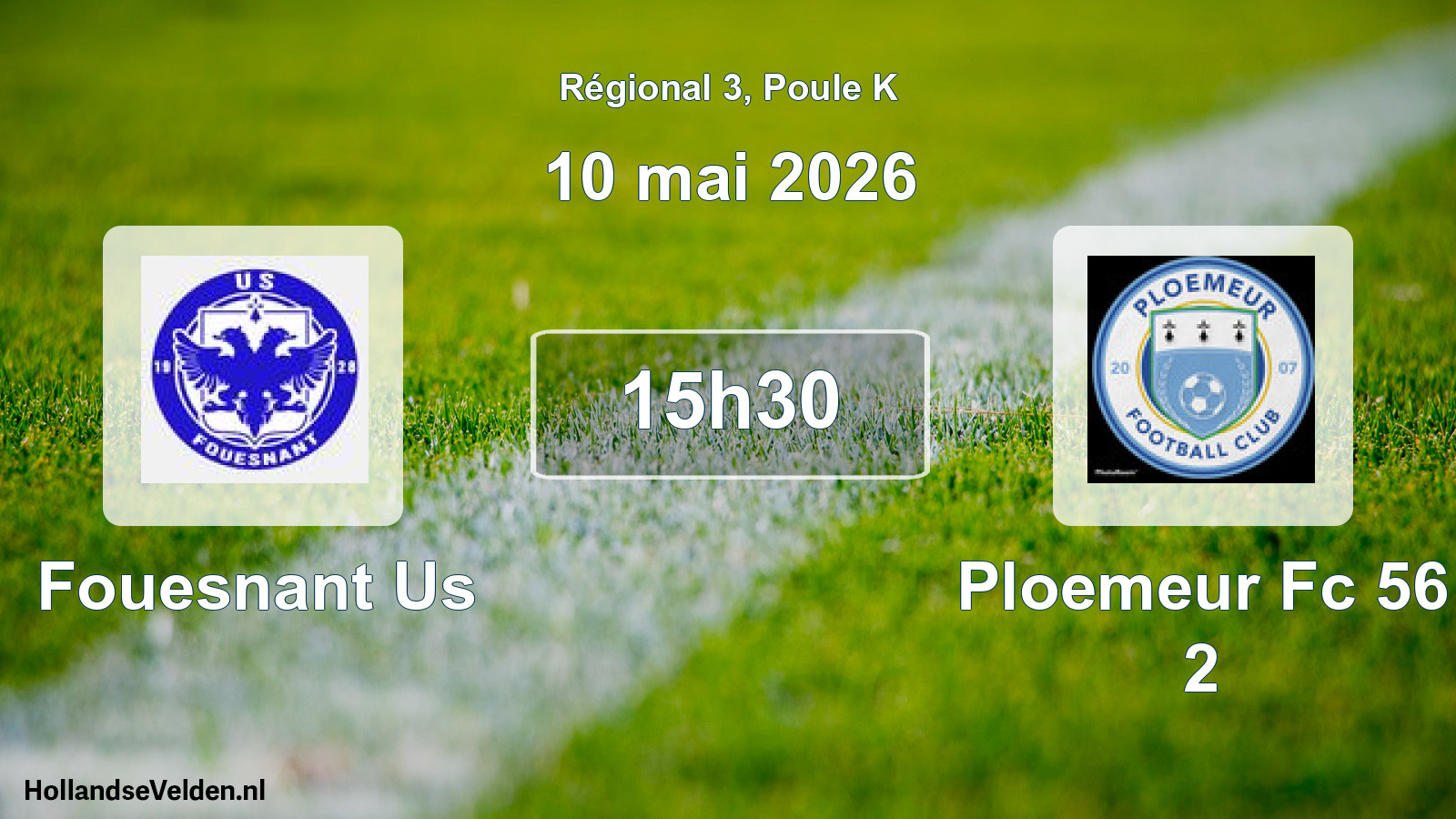 Geplande wedstrijd: Fouesnant Us - Ploemeur Fc 56 2 (10 mei 2026)