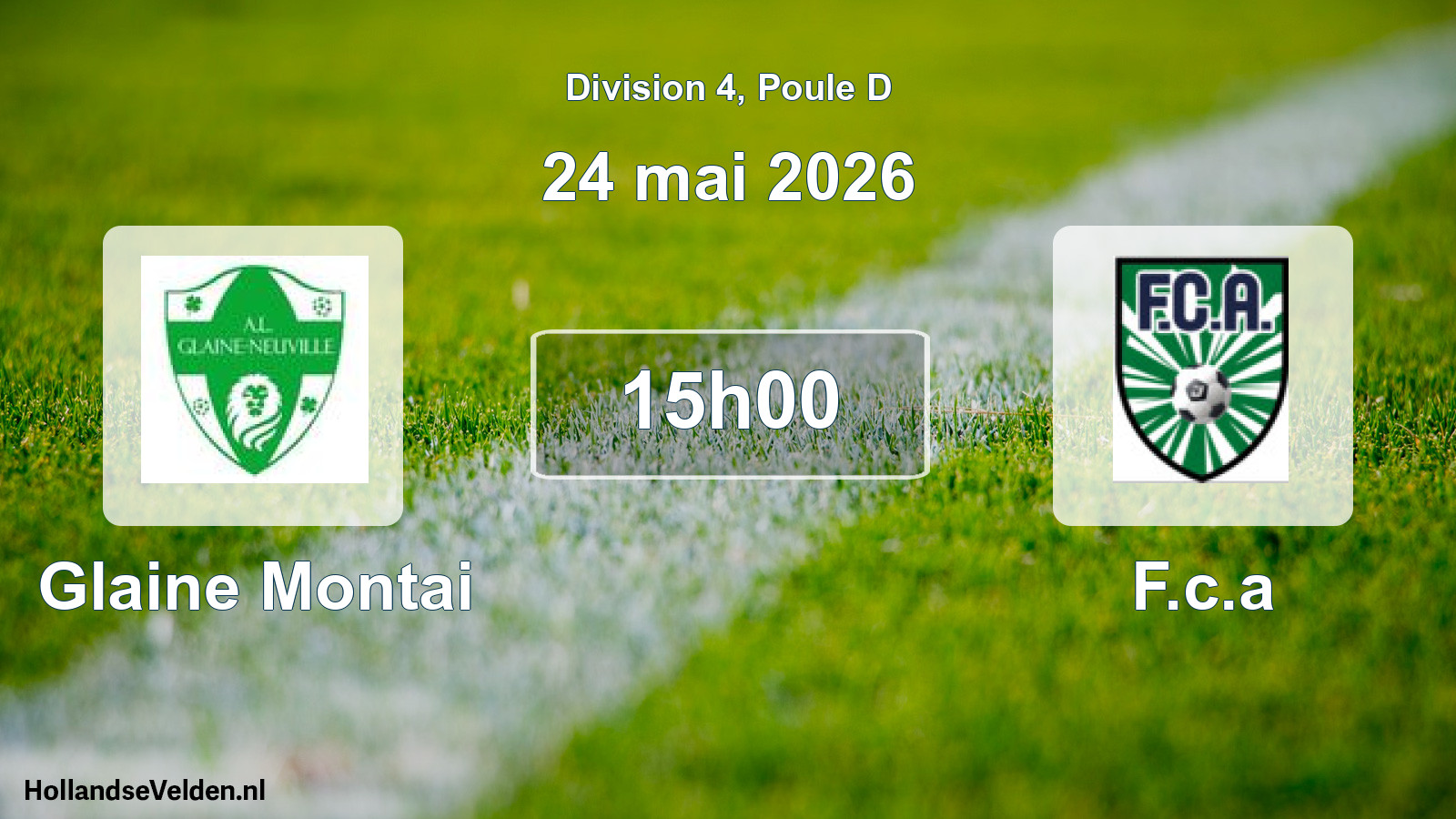 Match programmé: Glaine Montai - F.c.a (24 mai 2026)