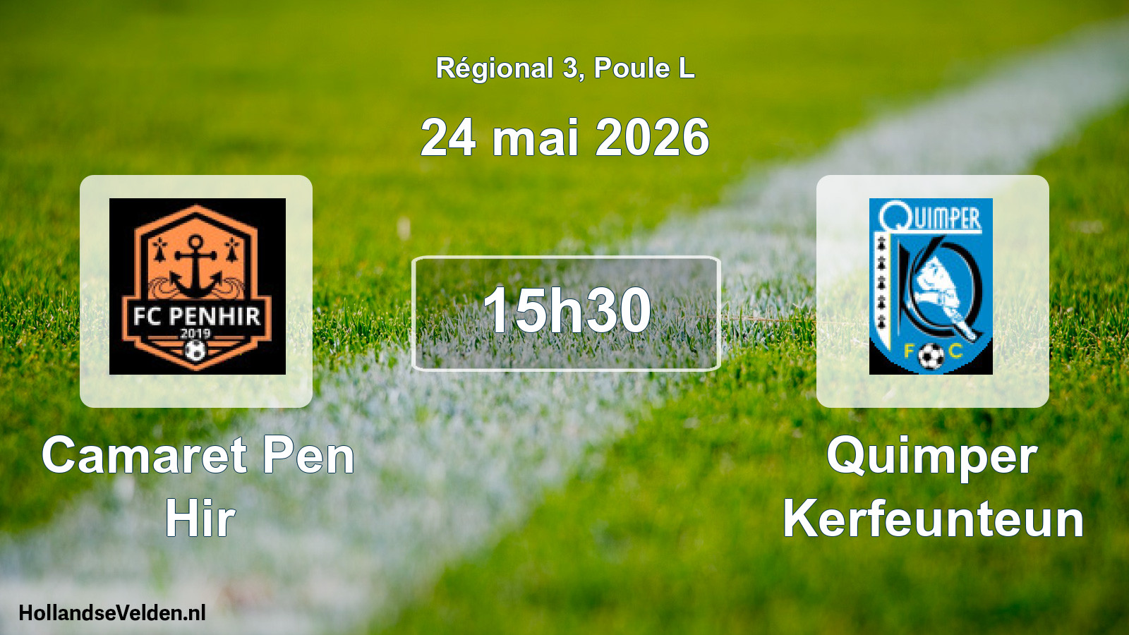 Scheduled Match: Camaret Pen Hir - Quimper Kerfeunteun (24 May 2026)