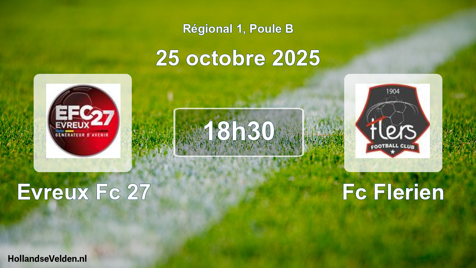 Geplande wedstrijd: Evreux Fc 27 - Fc Flerien (25 oktober 2025)