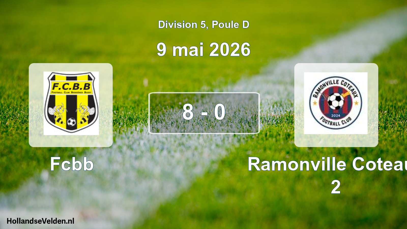 Total number of matches played: Fcbb - Ramonville Coteaux 2 8 - 0 (9 May 2026)