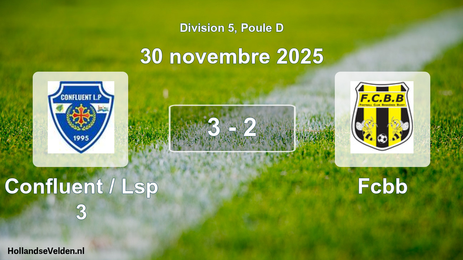 Match joué: Confluent / Lsp 3 - Fcbb 3 - 2 (30 novembre 2025)