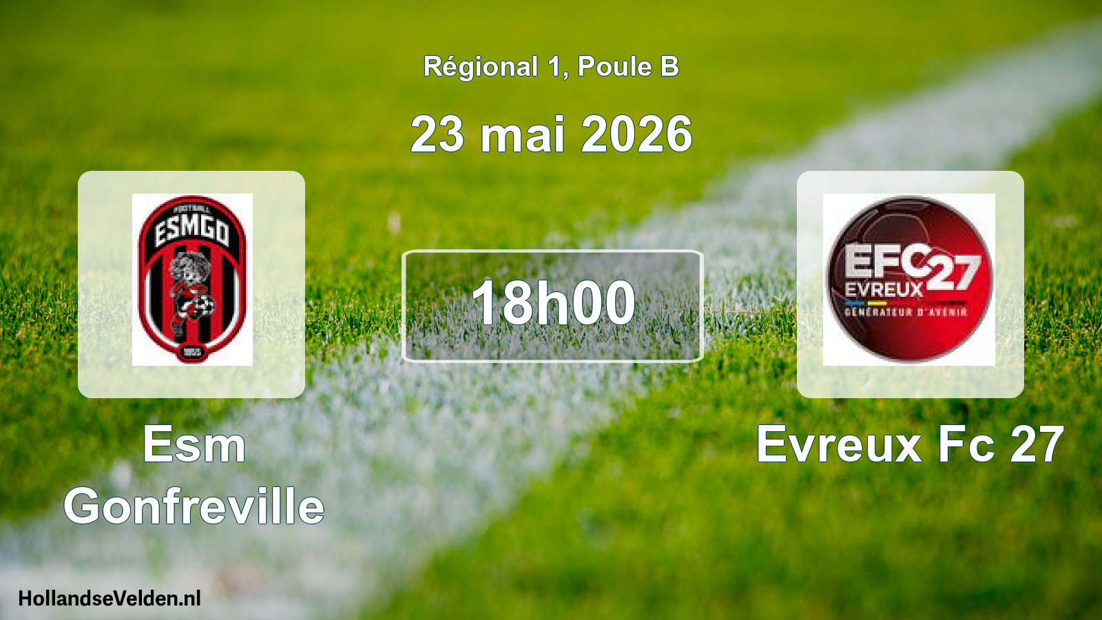 Scheduled Match: Esm Gonfreville - Evreux Fc 27 (23 May 2026)