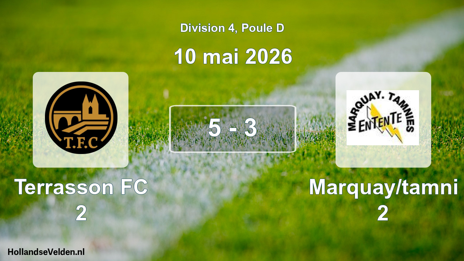 Match joué: Terrasson FC 2 - Marquay/tamni 2 5 - 3 (10 mai 2026)