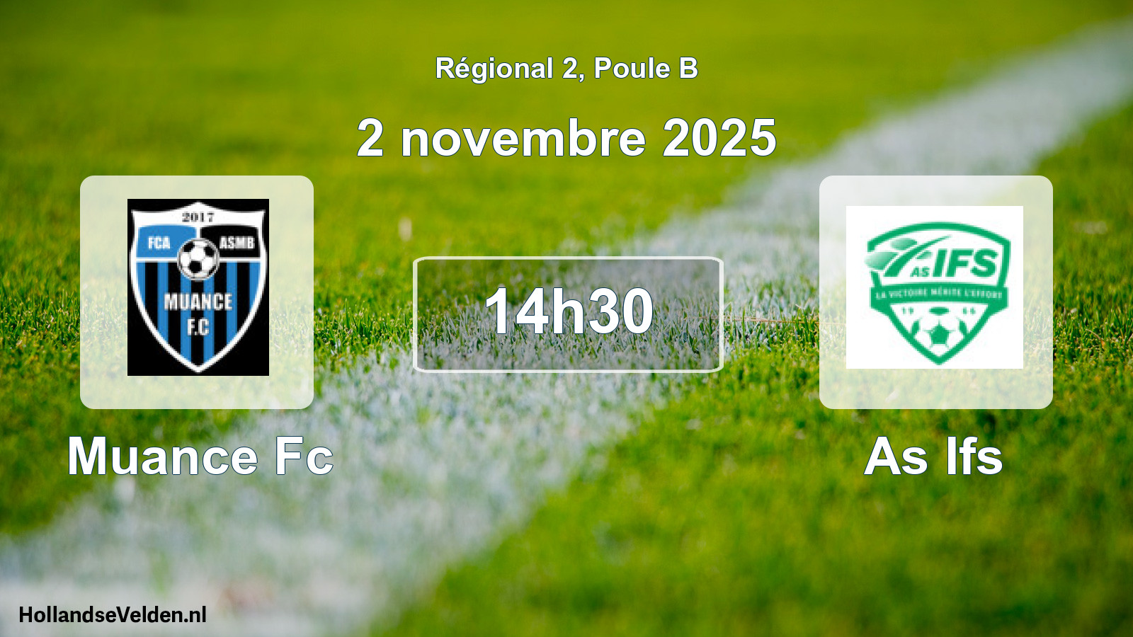 Scheduled Match: Muance Fc - As Ifs (2 November 2025)