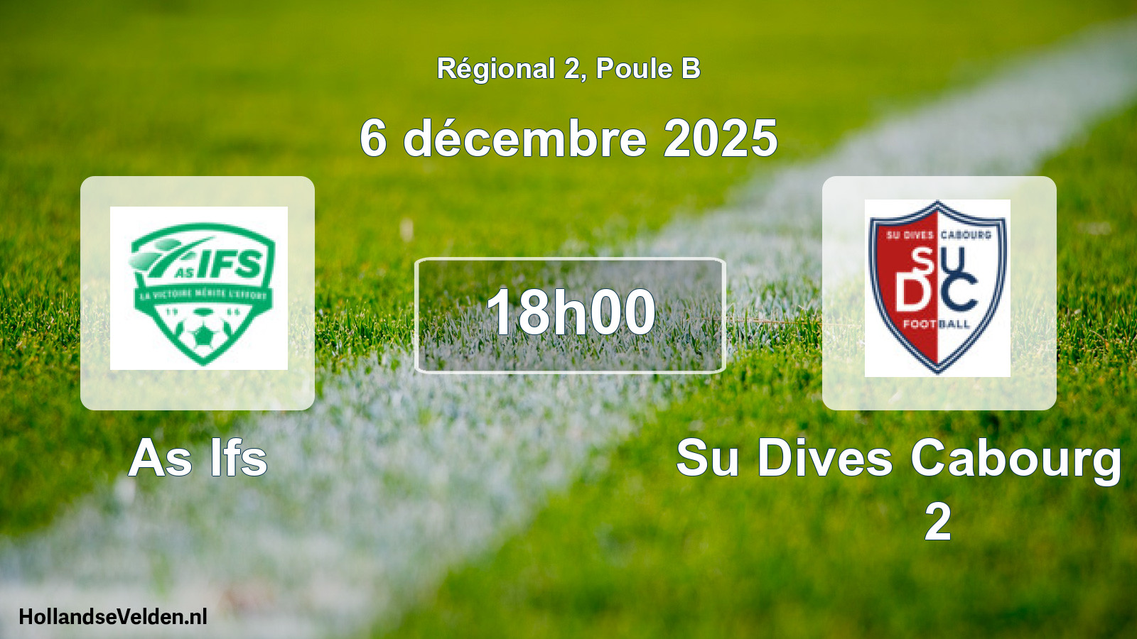 Scheduled Match: As Ifs - Su Dives Cabourg Fb 2 (6 December 2025)