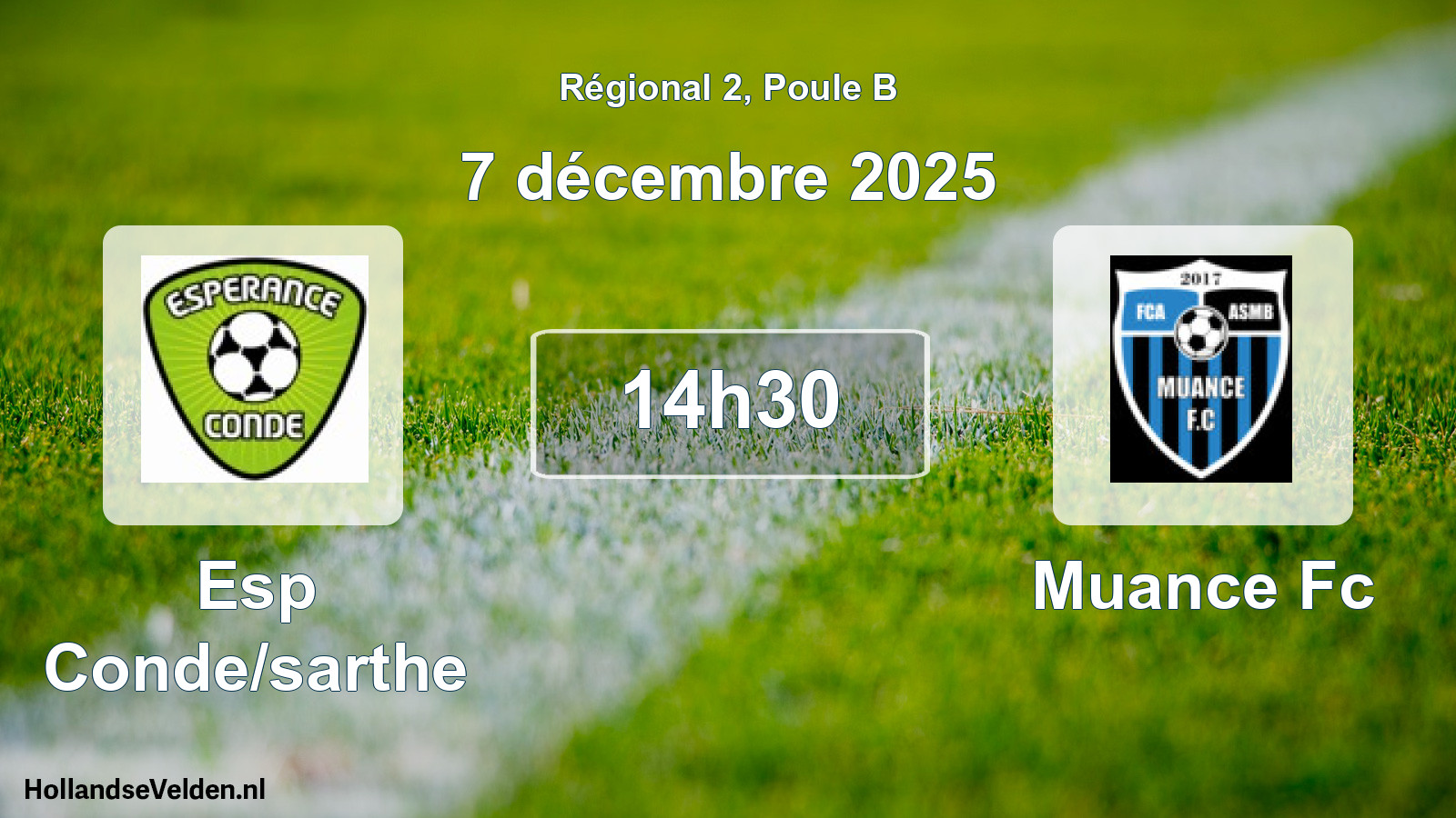 Scheduled Match: Esp Conde/sarthe - Muance Fc (7 December 2025)
