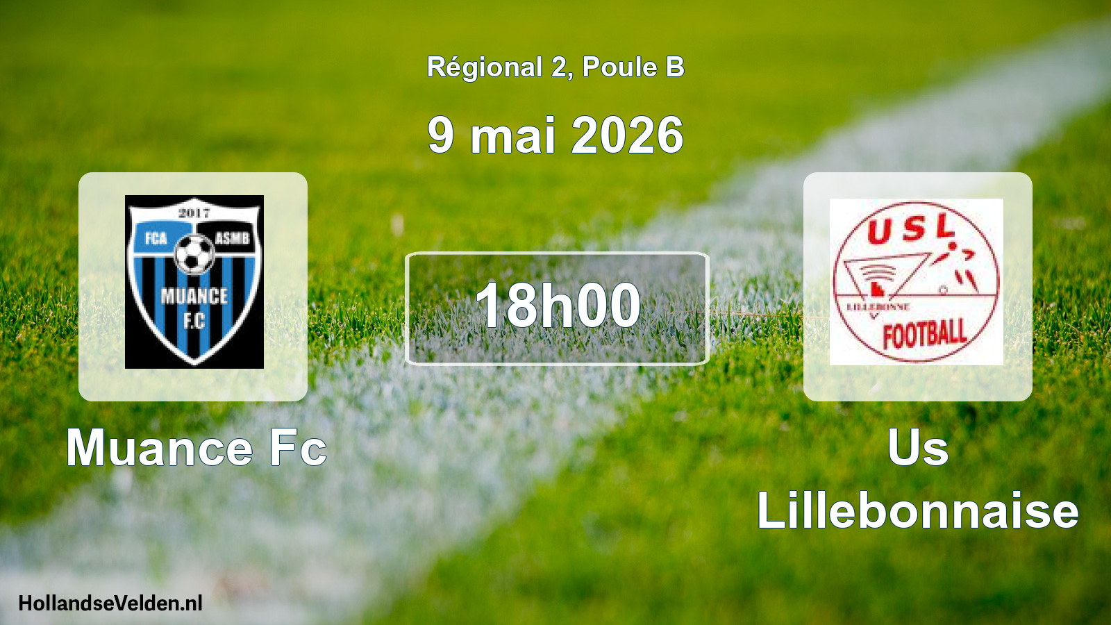 Scheduled Match: Muance Fc - Us Lillebonnaise (9 May 2026)