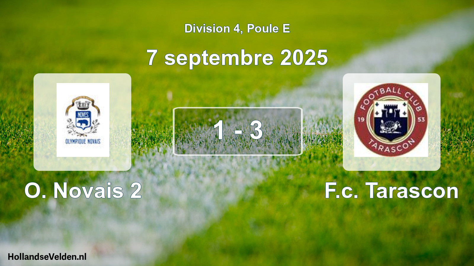 Total number of matches played: O. Novais 2 - F.c. Tarascon 1 - 3 (7 September 2025)