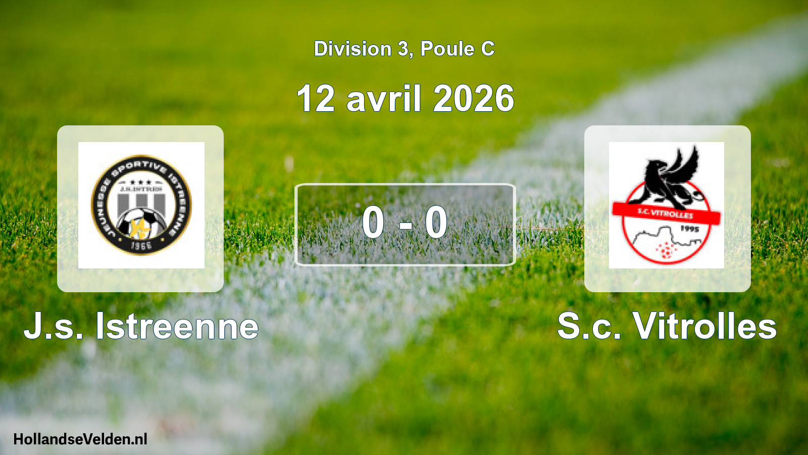 Total number of matches played: J.s. Istreenne - S.c. Vitrolles 0 - 0 (12 April 2026)