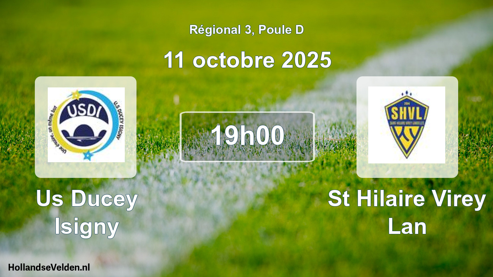 Scheduled Match: Us Ducey Isigny - St Hilaire Virey Lan (11 October 2025)
