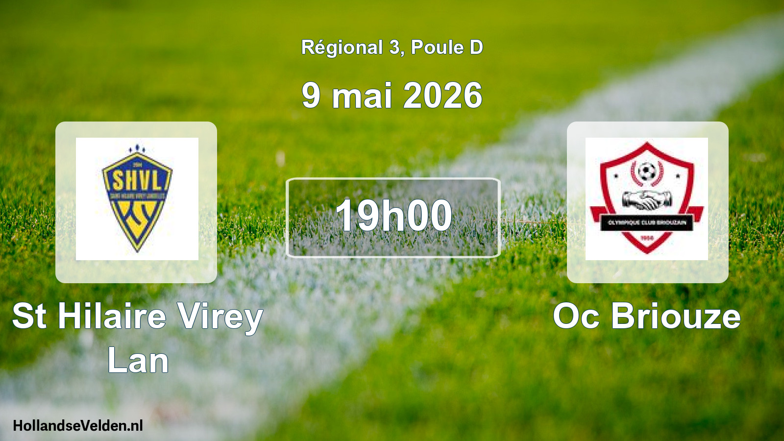 Scheduled Match: St Hilaire Virey Lan - Oc Briouze (9 May 2026)