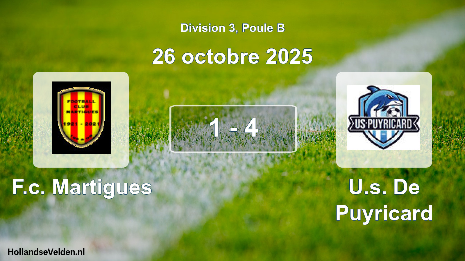 Total number of matches played: F.c. Martigues - U.s. De Puyricard 1 - 4 (26 October 2025)