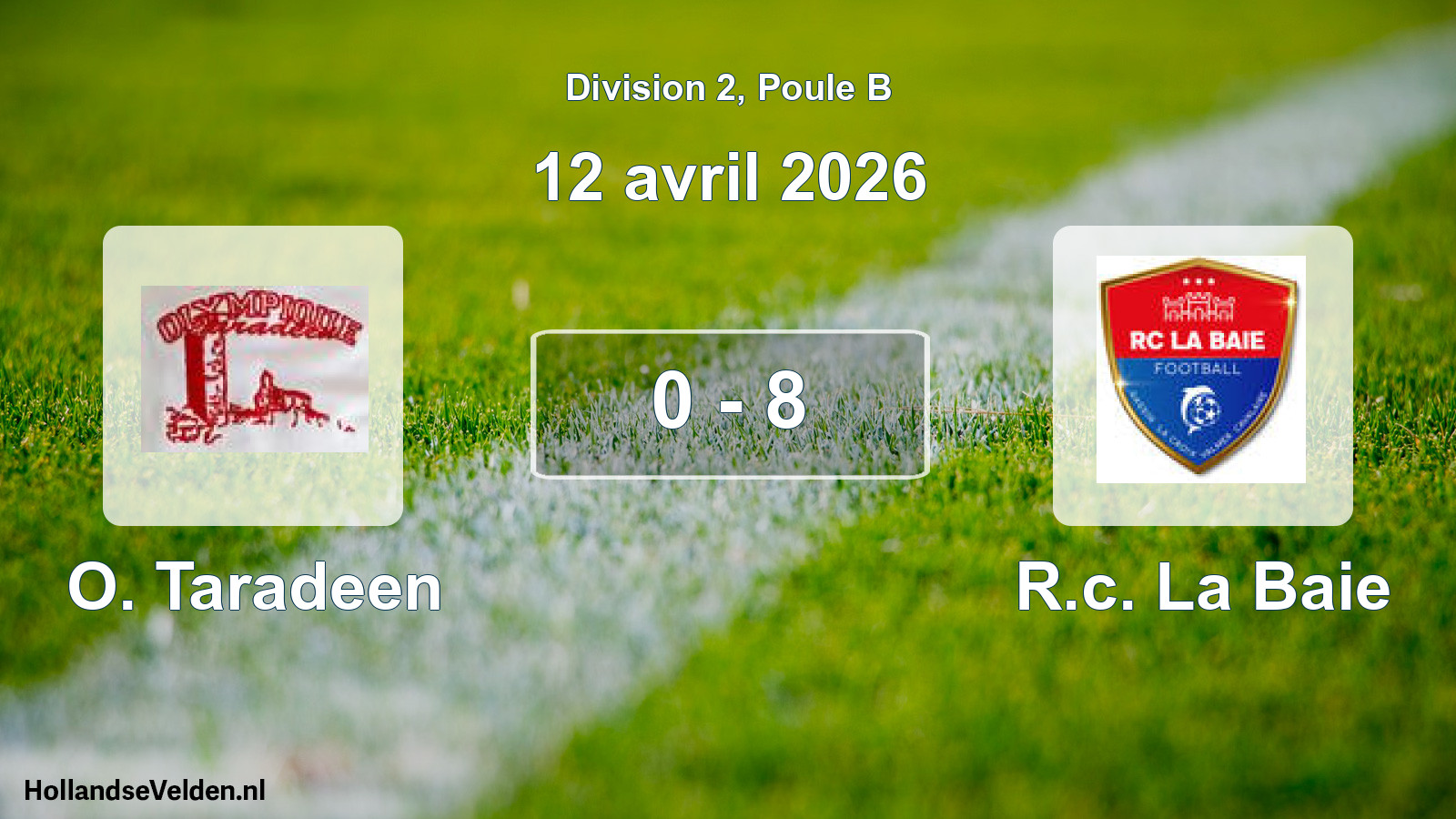 Total number of matches played: O. Taradeen - R.c. La Baie 0 - 8 (12 April 2026)