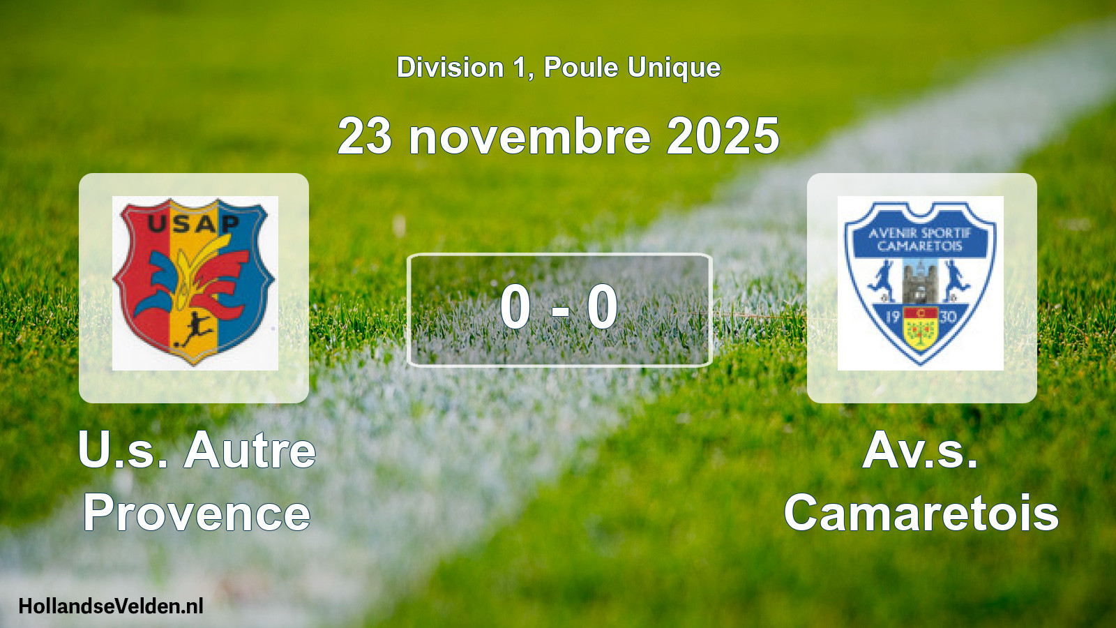 Match joué: U.s. Autre Provence - Av.s. Camaretois 0 - 0 (23 novembre 2025)