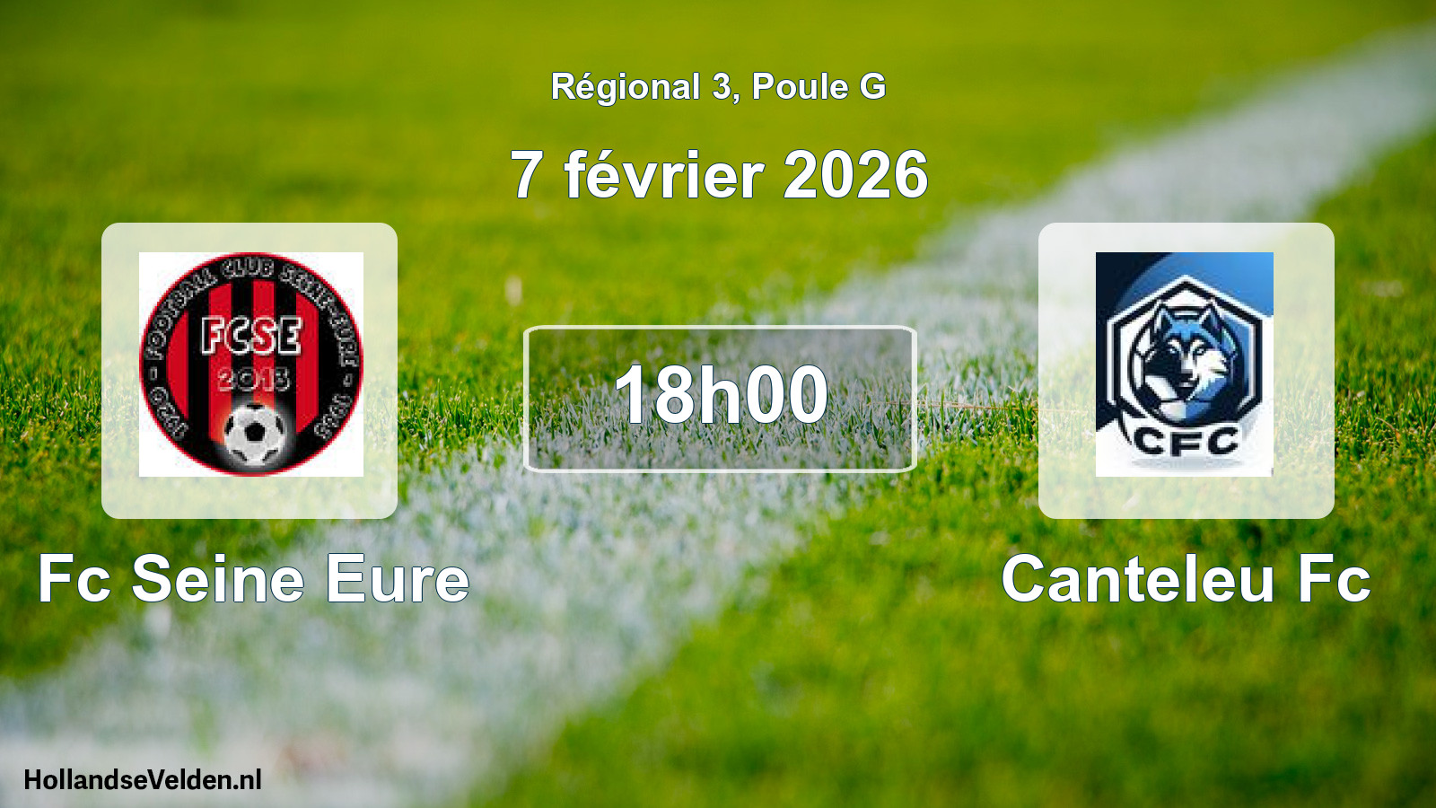 Geplande wedstrijd: Fc Seine Eure - Canteleu Fc (7 février 2026)
