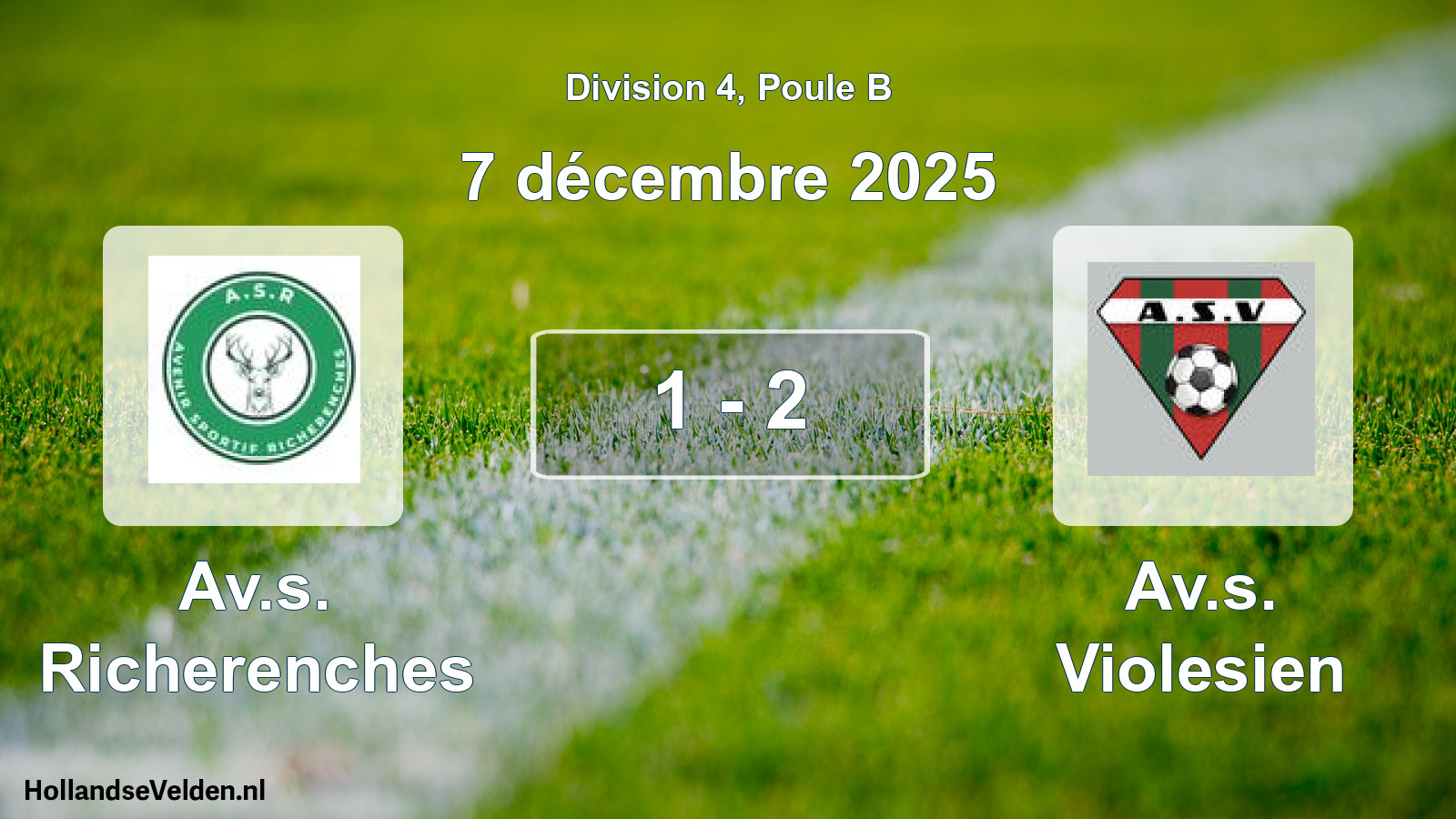 Match joué: Av.s. Richerenches - Av.s. Violesien 1 - 2 (7 décembre 2025)