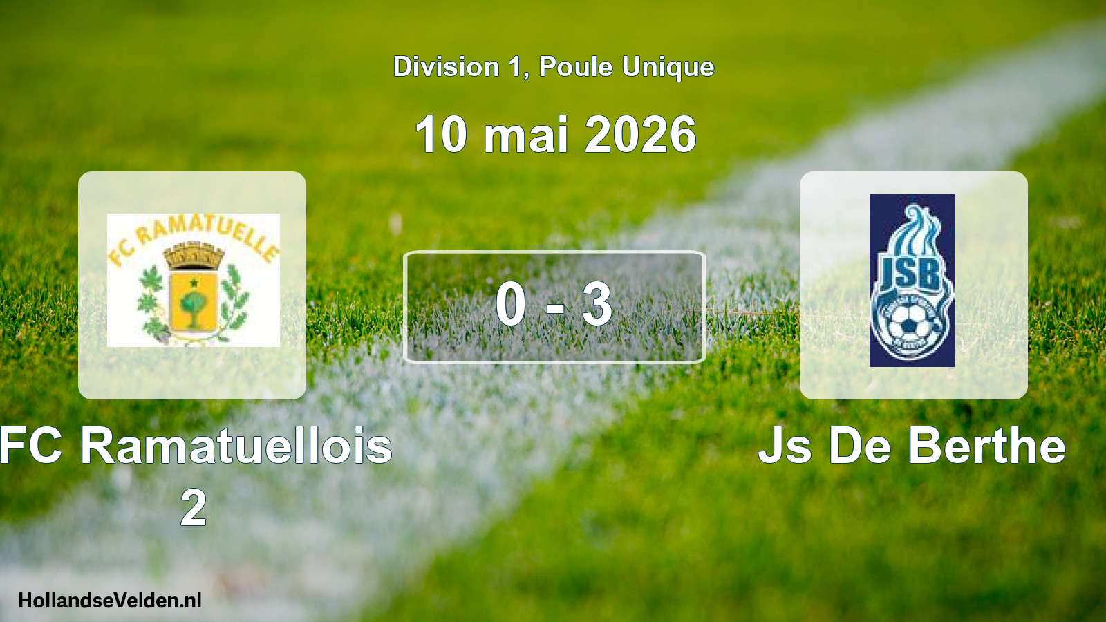 Total number of matches played: FC Ramatuellois 2 - Js De Berthe 0 - 3 (10 May 2026)