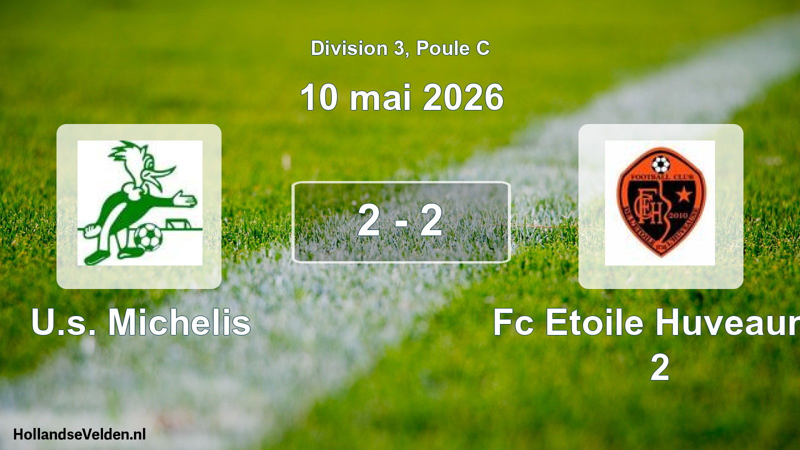 Total number of matches played: U.s. Michelis - Fc Etoile Huveaune 2 2 - 2 (10 May 2026)