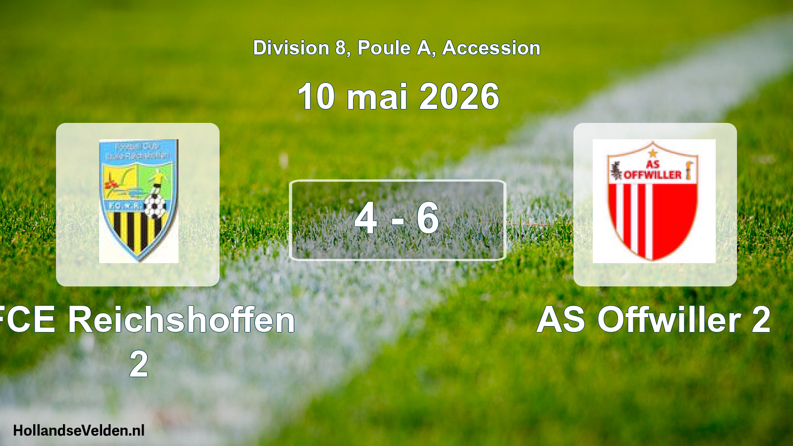 Gespeelde wedstrijd: FCE Reichshoffen 2 - AS Offwiller 2 4 - 6 (10 mei 2026)