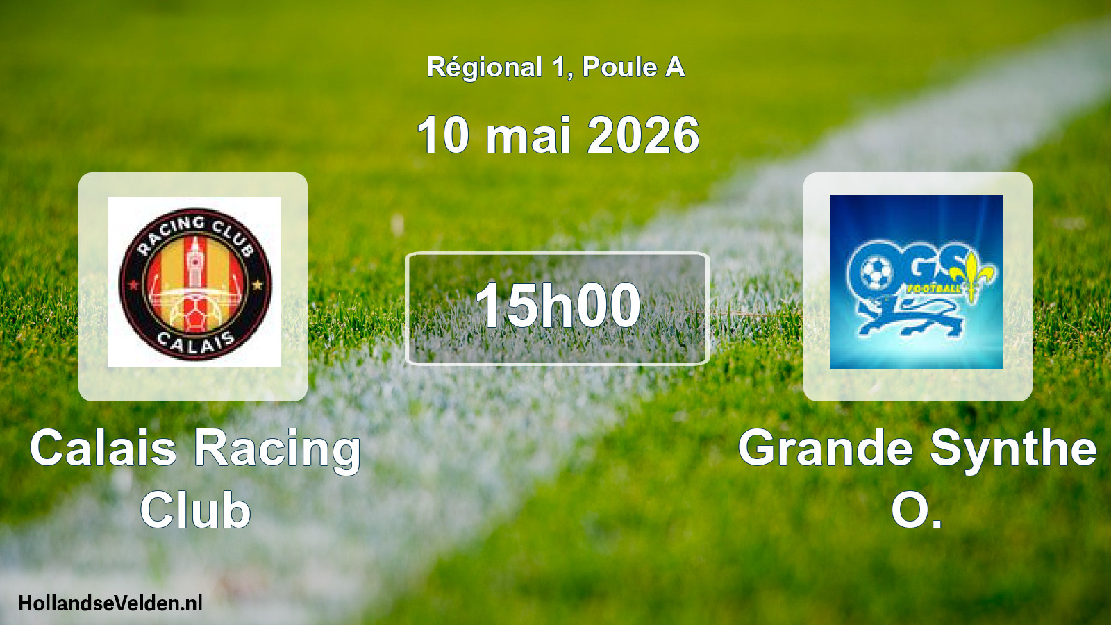 Scheduled Match: Calais Racing Club - Grande Synthe O. (10 May 2026)
