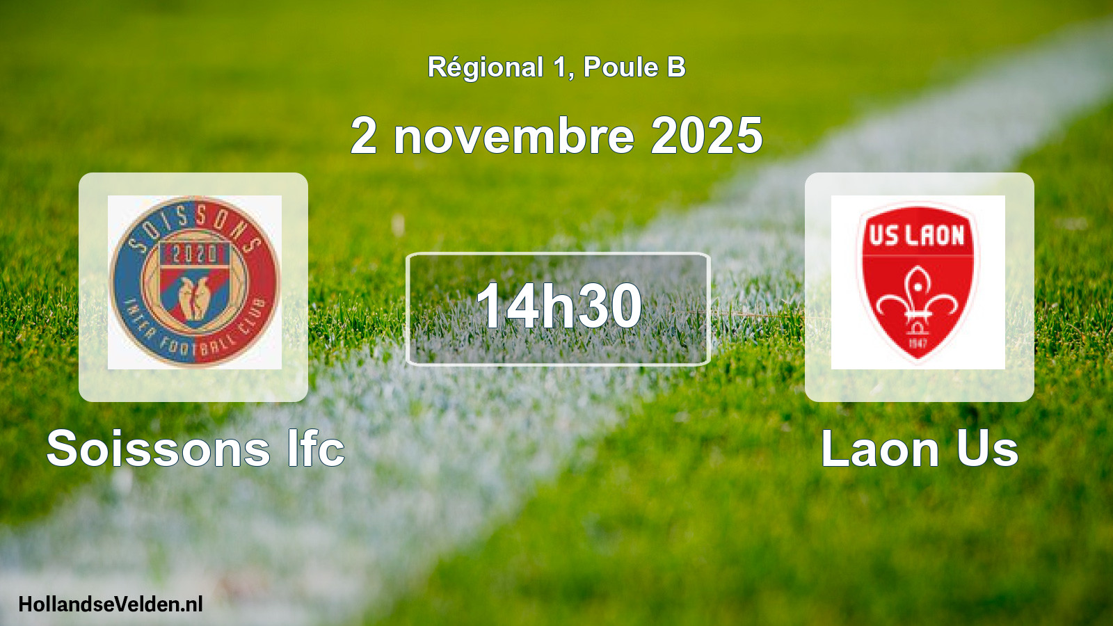 Scheduled Match: Soissons Ifc - Laon Us (2 November 2025)