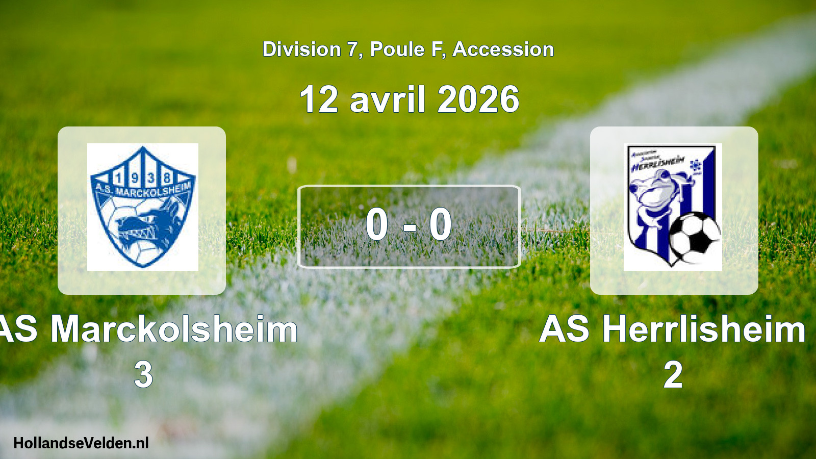 Gespeelde wedstrijd: AS Marckolsheim 3 - AS Herrlisheim 2 0 - 0 (12 april 2026)