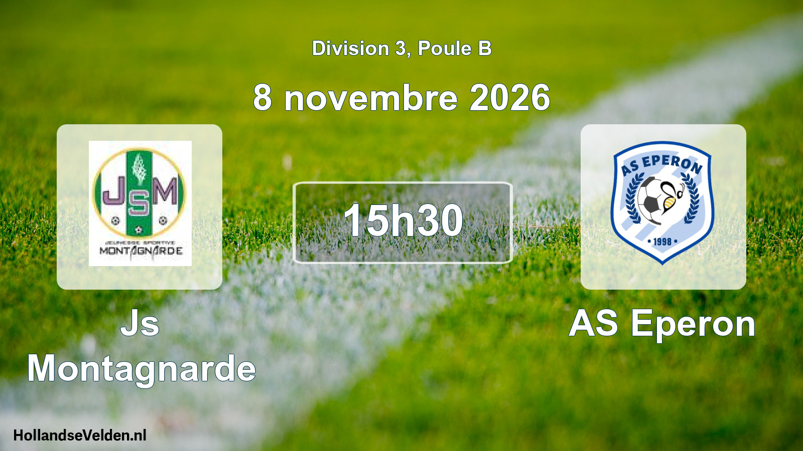 Match programmé: Js Montagnarde - AS Eperon (8 novembre 2026)