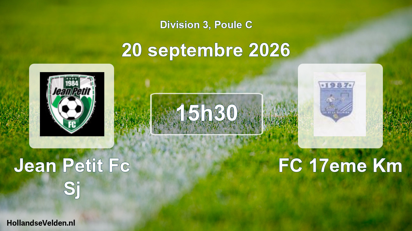 Scheduled Match: Jean Petit Fc Sj - FC 17eme Km (20 September 2026)
