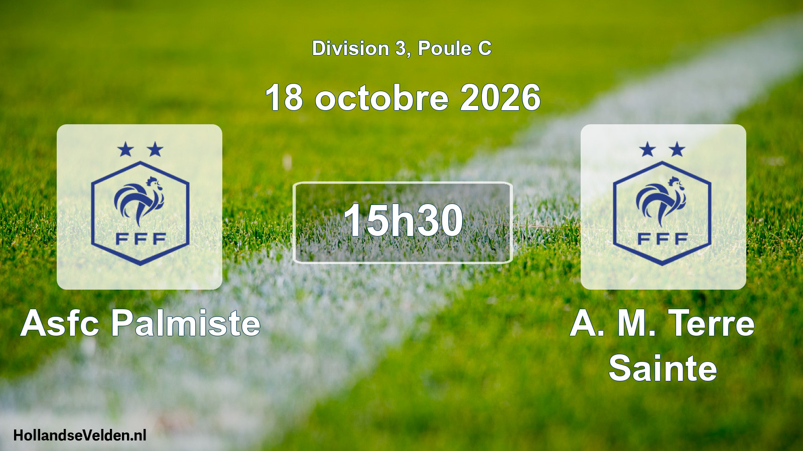 Geplande wedstrijd: Asfc Palmiste - A. M. Terre Sainte (18 oktober 2026)