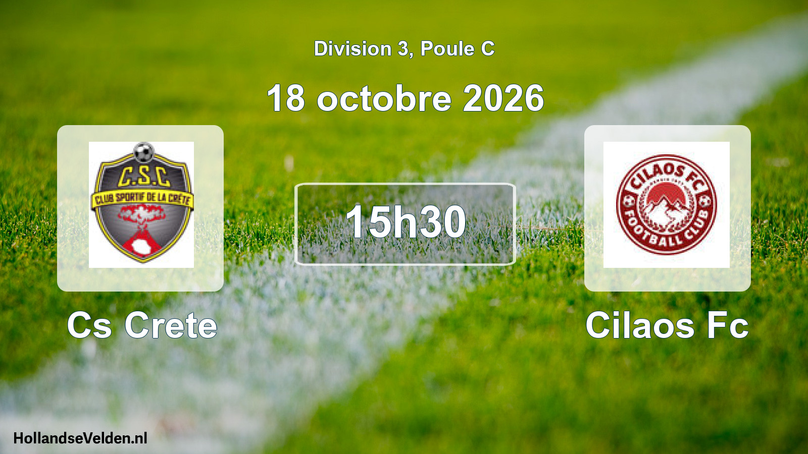 Geplande wedstrijd: Cs Crete - Cilaos Fc (18 oktober 2026)