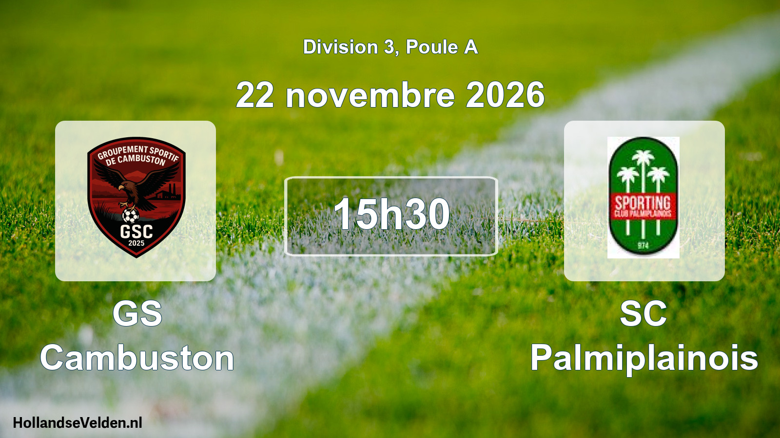 Scheduled Match: GS Cambuston - SC Palmiplainois (22 November 2026)