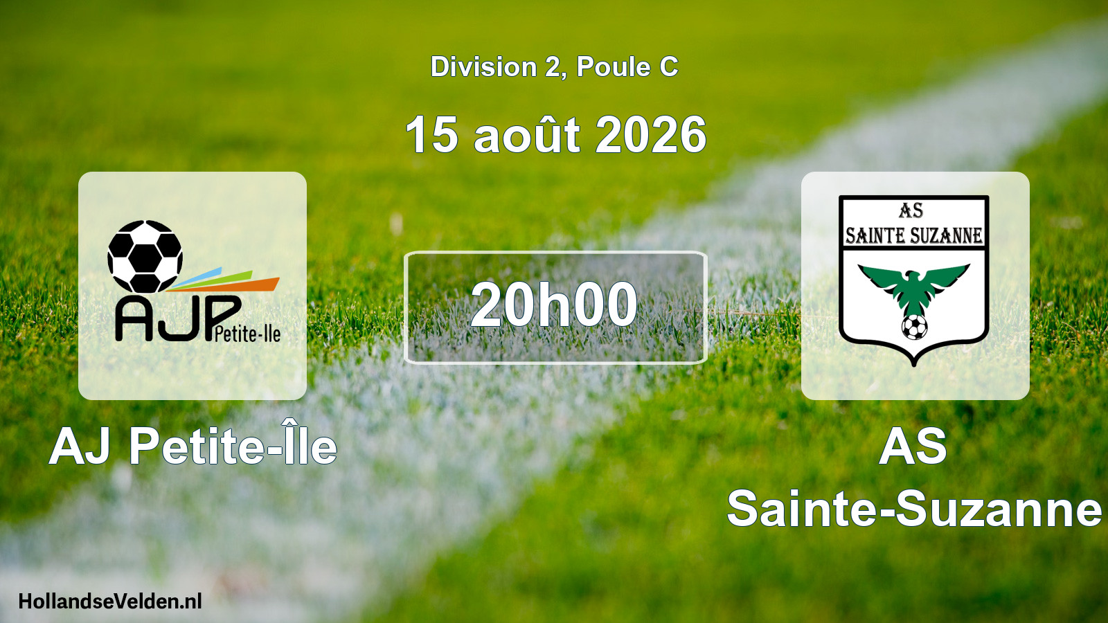 Geplande wedstrijd: AJ Petite-Île - AS Sainte-Suzanne (15 augustus 2026)