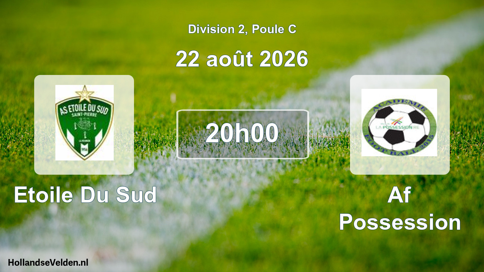 Geplande wedstrijd: Etoile Du Sud - Af Possession (22 augustus 2026)