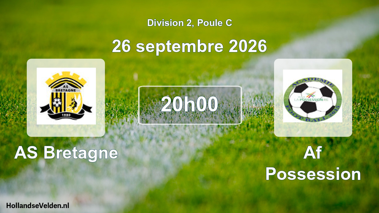 Geplande wedstrijd: AS Bretagne - Af Possession (26 september 2026)