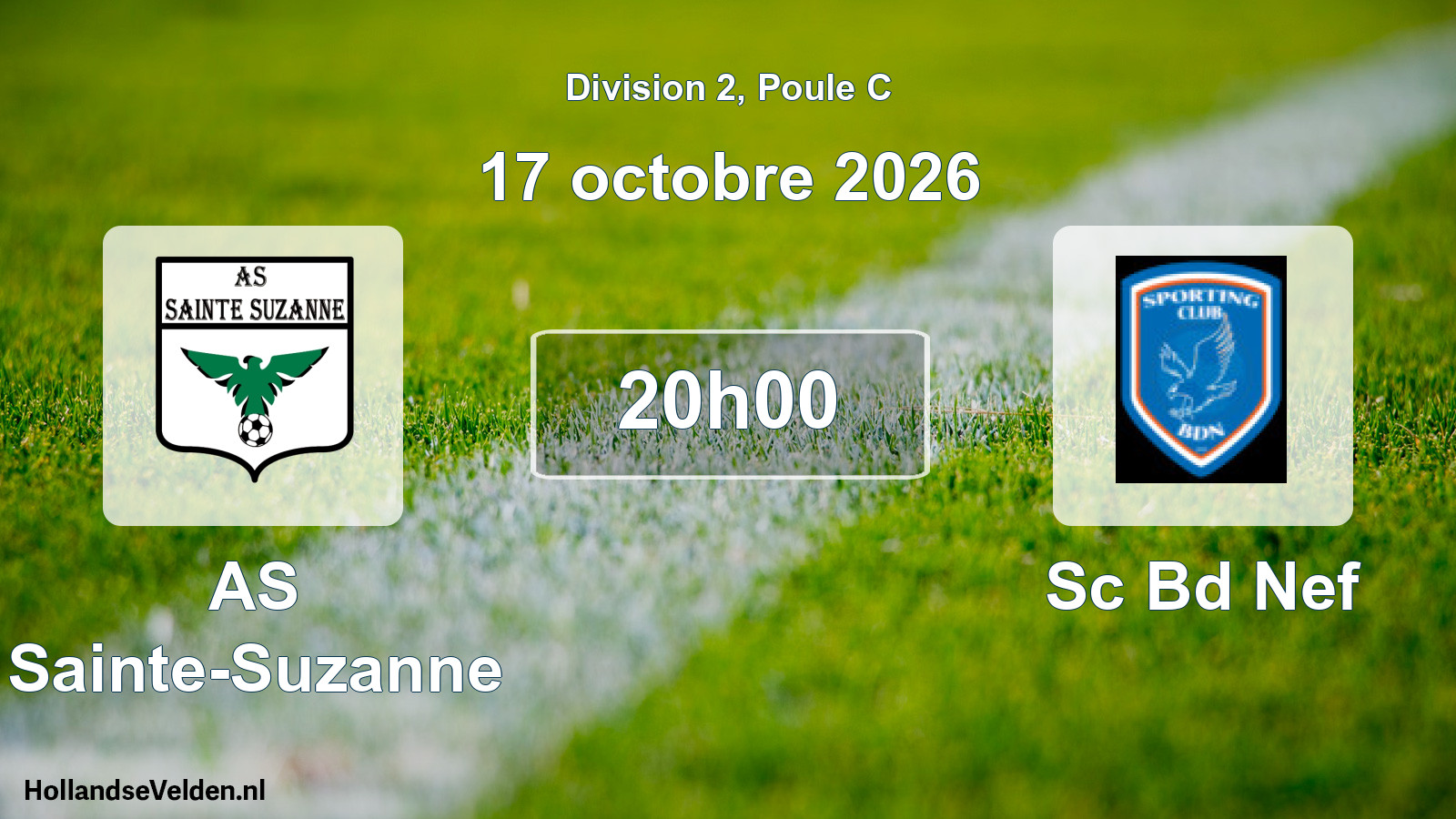 Scheduled Match: AS Sainte-Suzanne - Sc Bd Nef (17 October 2026)