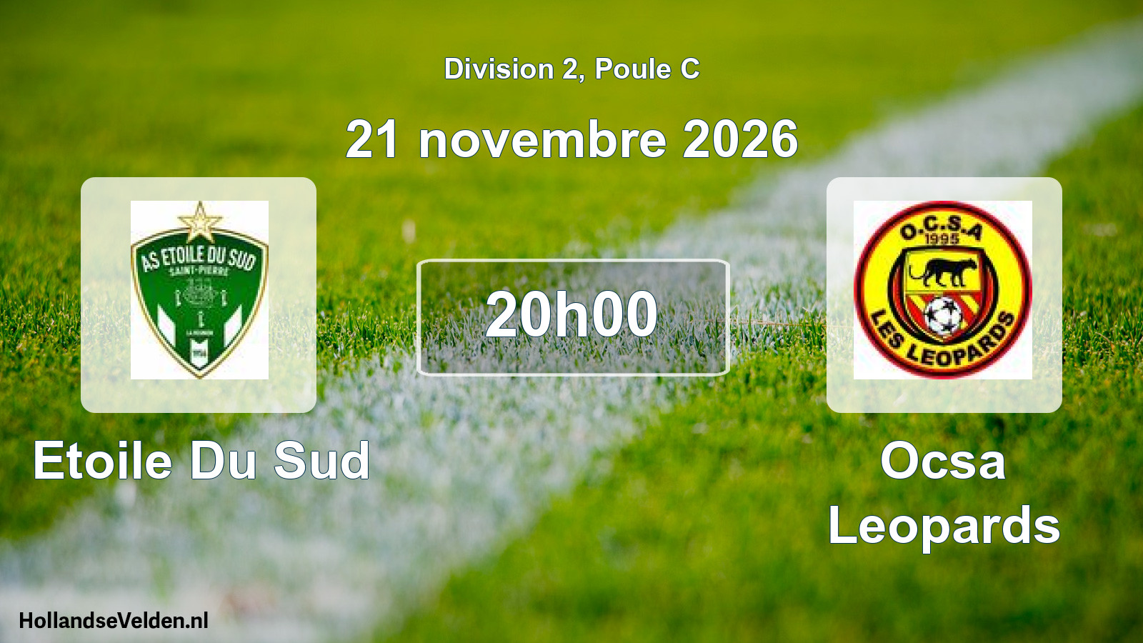 Geplande wedstrijd: Etoile Du Sud - Ocsa Leopards (21 november 2026)