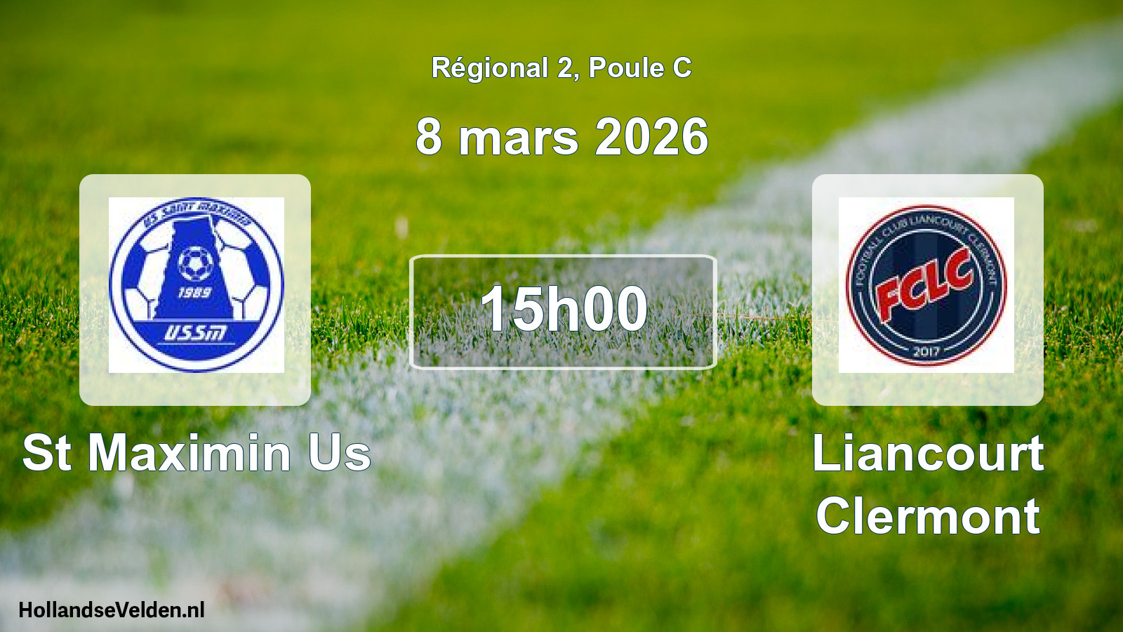 Scheduled Match: St Maximin Us - Liancourt Clermont (8 March 2026)