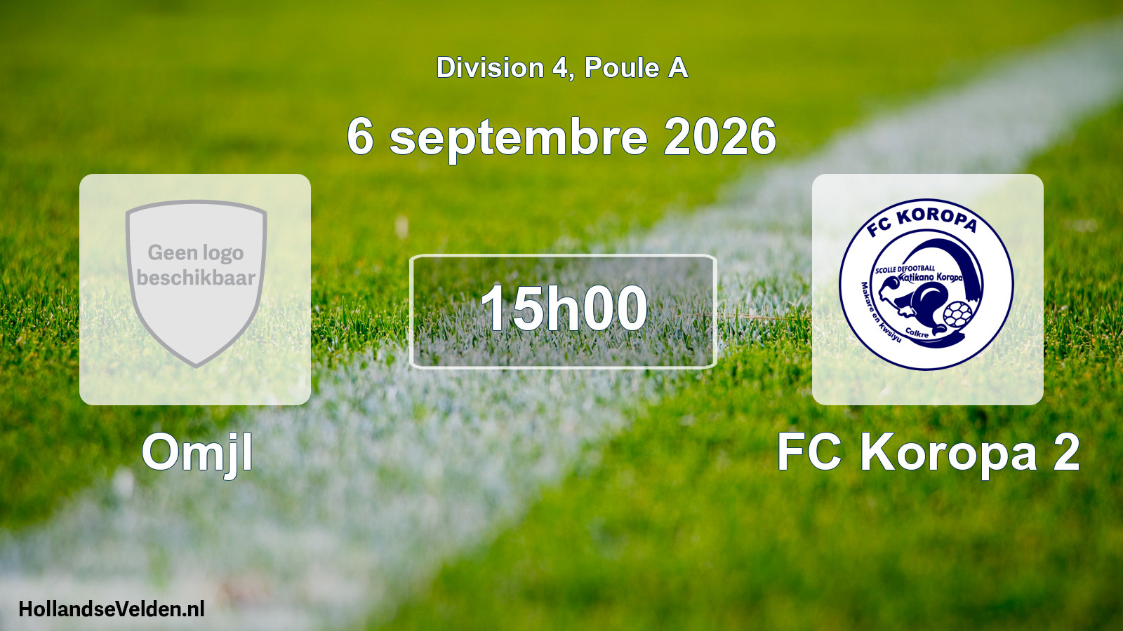Match programmé: Omjl - FC Koropa 2 (6 septembre 2026)