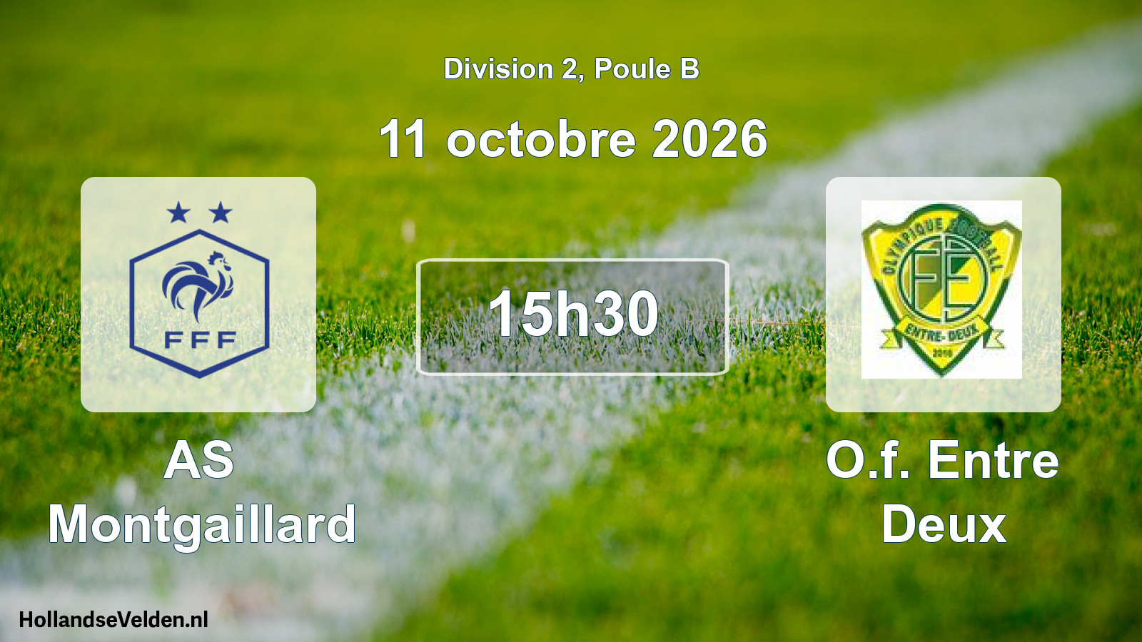 Geplande wedstrijd: AS Montgaillard - O.f. Entre Deux (11 oktober 2026)